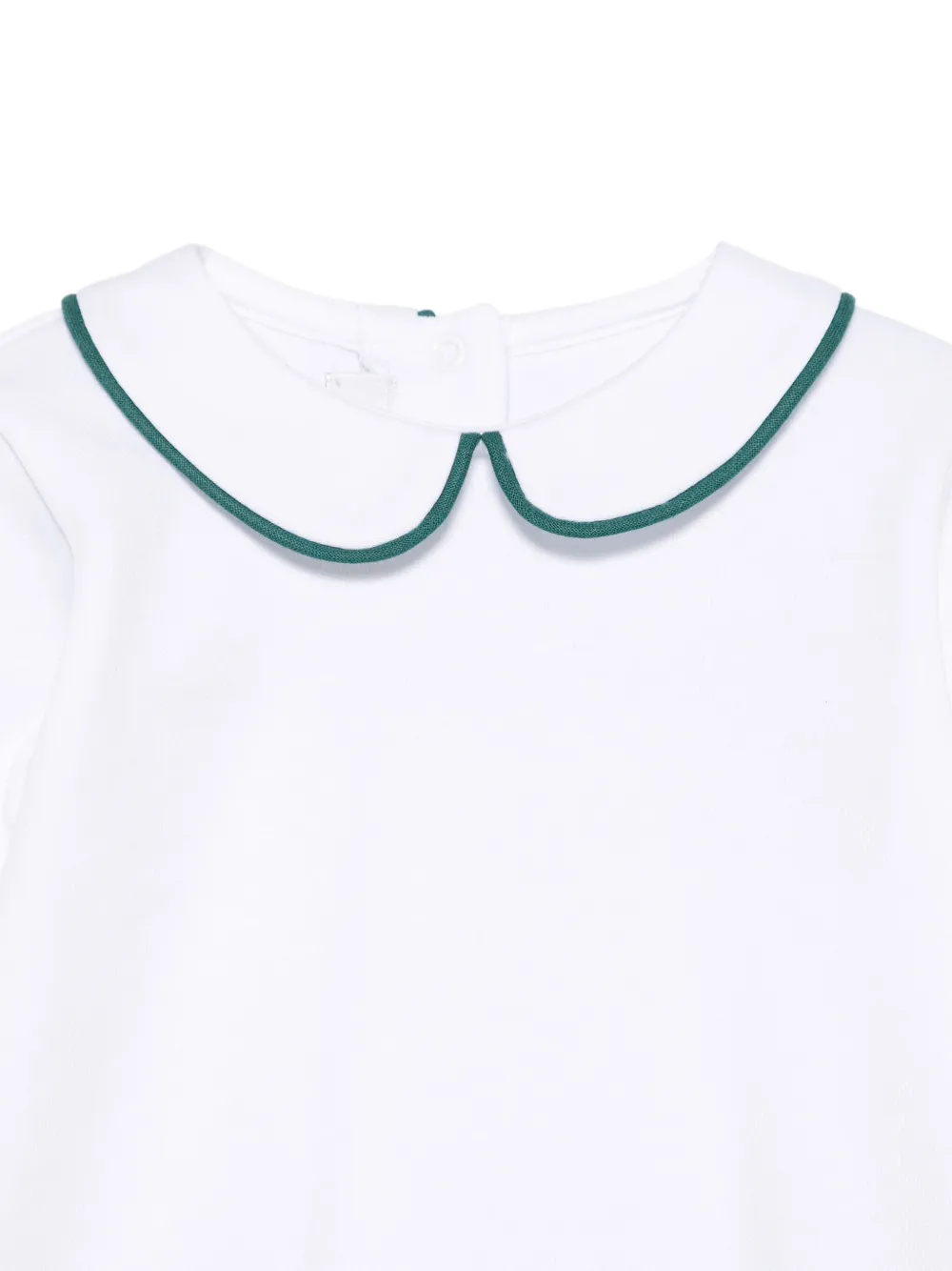 Mariella Ferrari Romper met Peper Pan kraag Wit