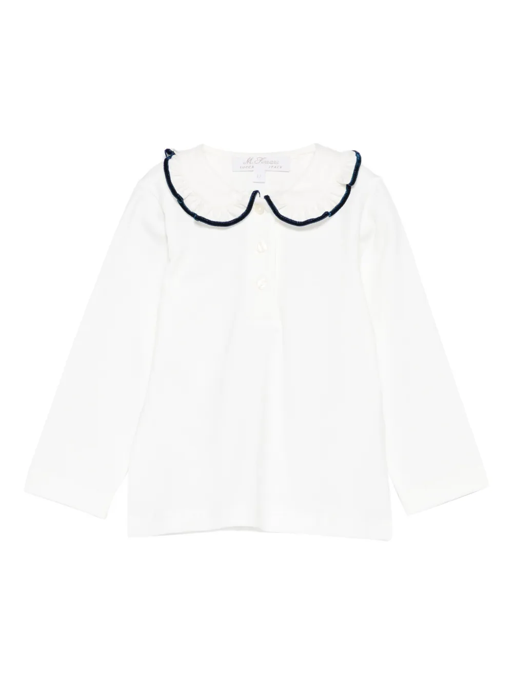 Mariella Ferrari Shirt met bies Wit
