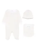 Balmain Kids geometric-pattern babygrow (set of three) - Neutrals