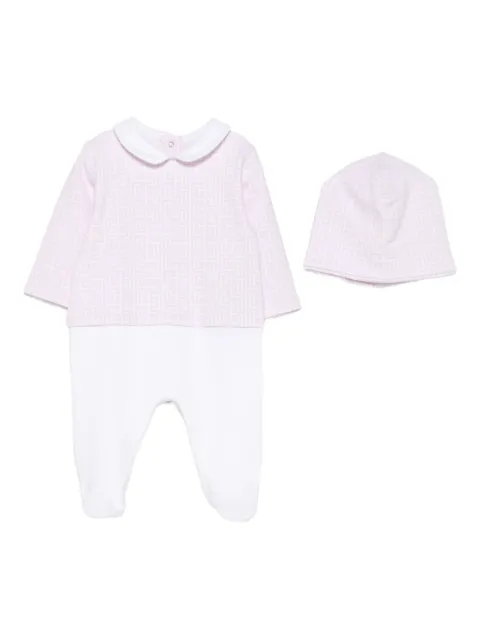 Balmain Kids trousseau de naissance à imprimé géométrique