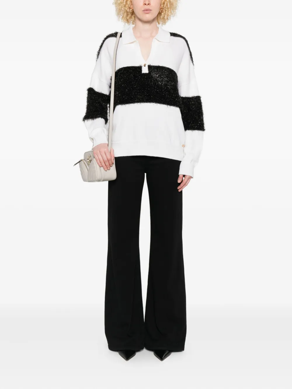 DONDUP wide-leg jeans - Zwart