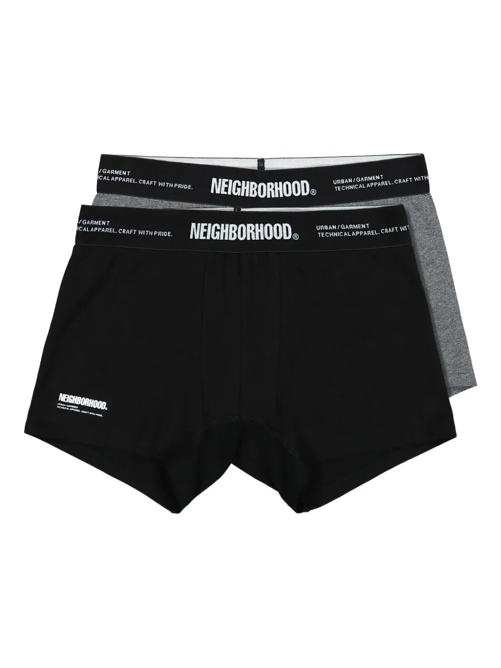 Neighborhood Two-pack Boxer Shorts In Black