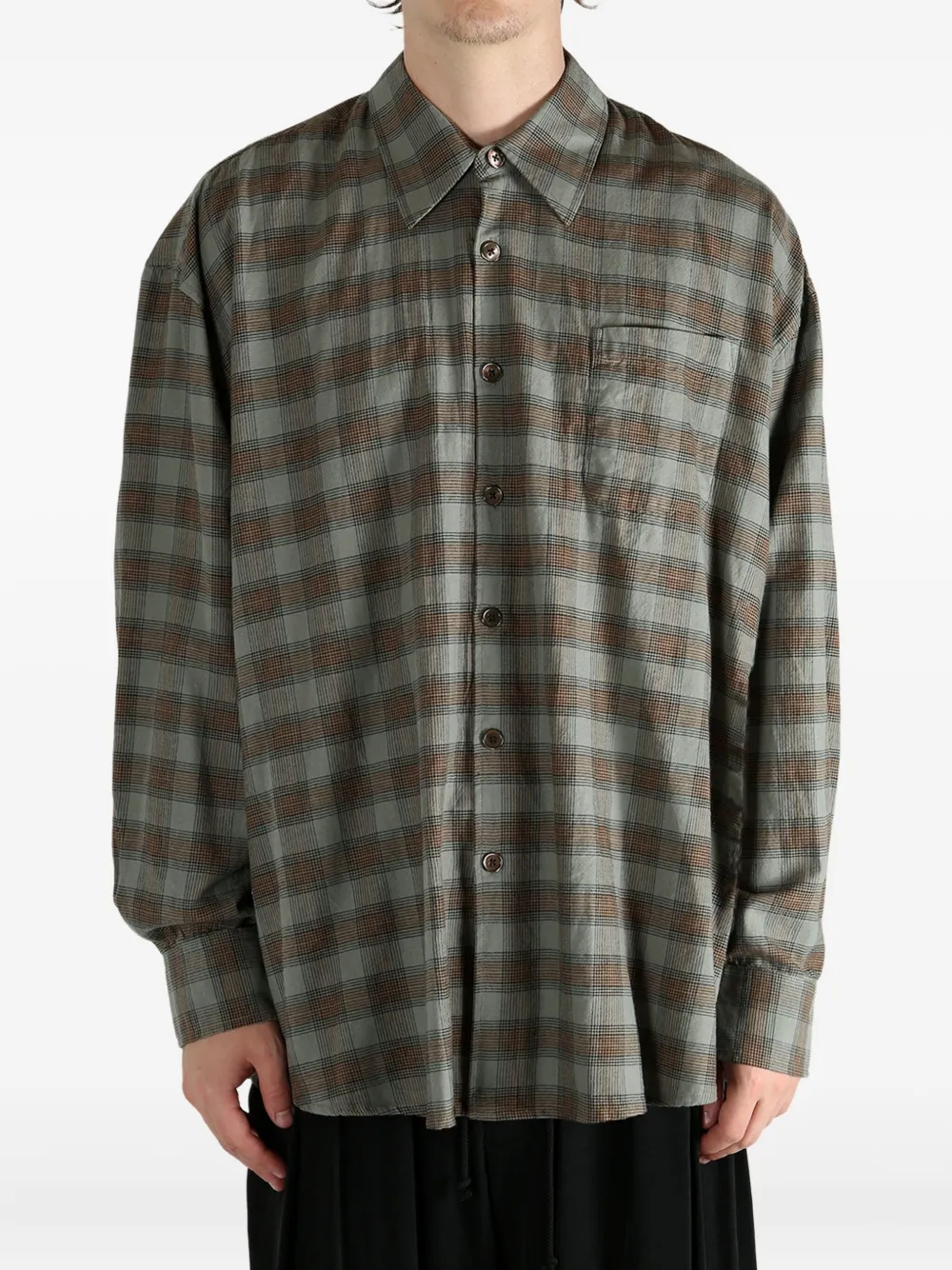 OUR LEGACY flannel check shirt - Grijs