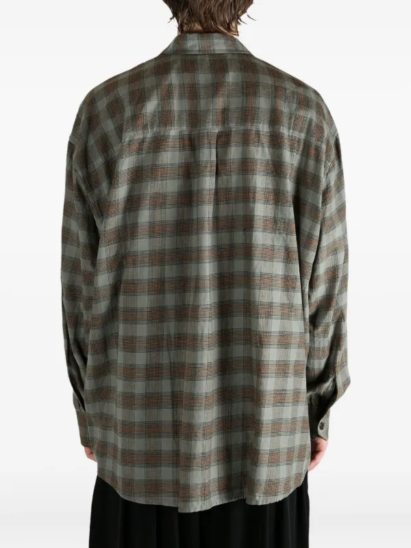 OUR LEGACY Flannel Check Shirt | Grey | FARFETCH