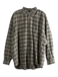OUR LEGACY flannel check shirt - Grey