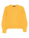 TWINSET round-neck balloon-sleeve sweater - Yellow