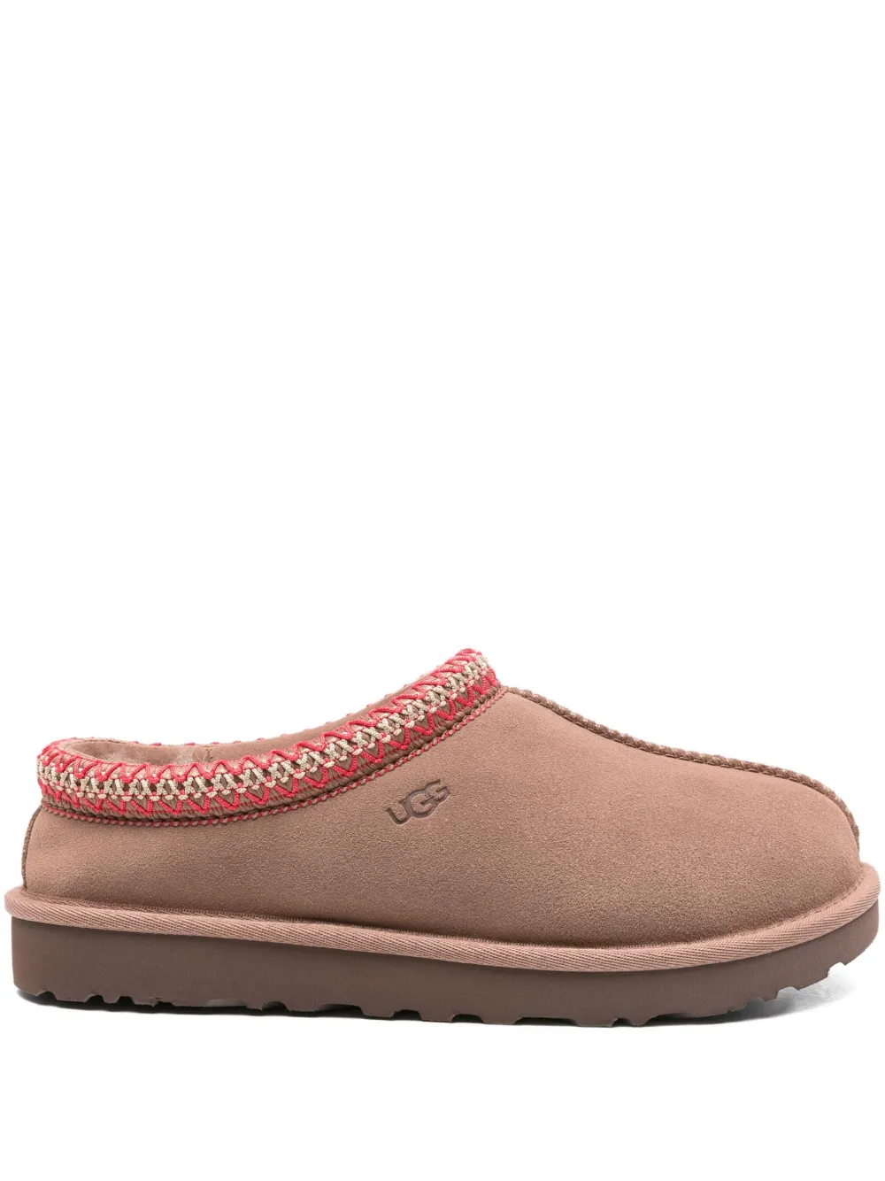 Ugg Low Slippers With Sheepskin Lining In Brown