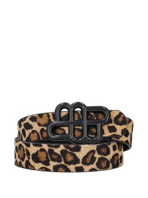 MUNTHE leopard buckle belt