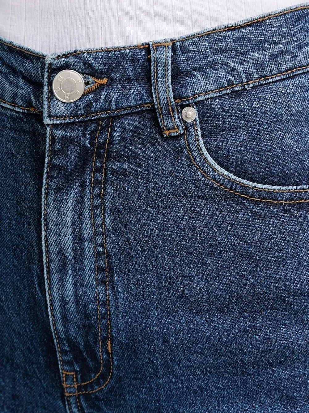MUNTHE Jeans met wijde pijpen Blauw