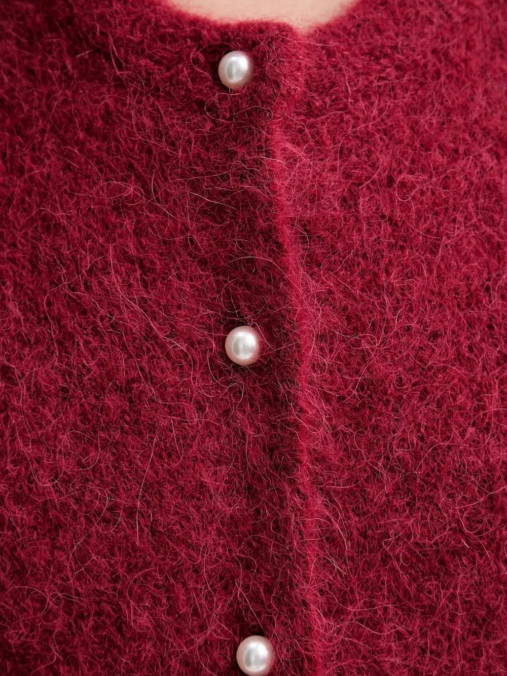 Munthe Povilla Button-down Cardigan In Red