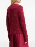 MUNTHE Povilla button-down cardigan - Red