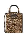 MUNTHE Pazzie leopard-print tote bag - Brown