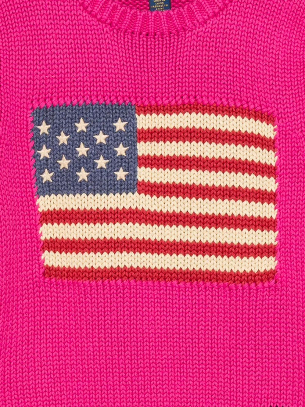 POLO RALPH LAUREN KIDS american-flag sweater Roze