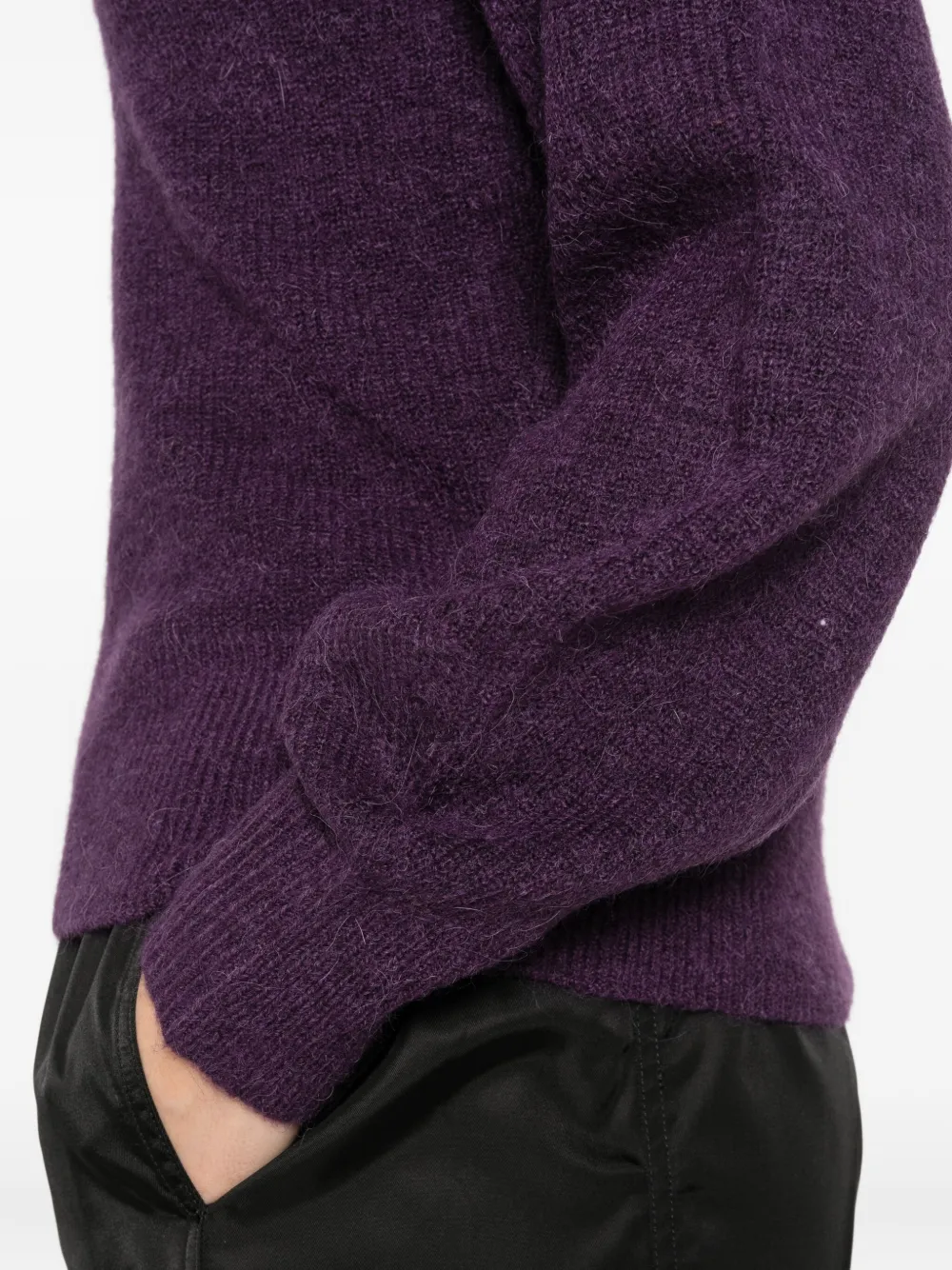 TWINSET Trui met ronde hals en lange mouwen Paars