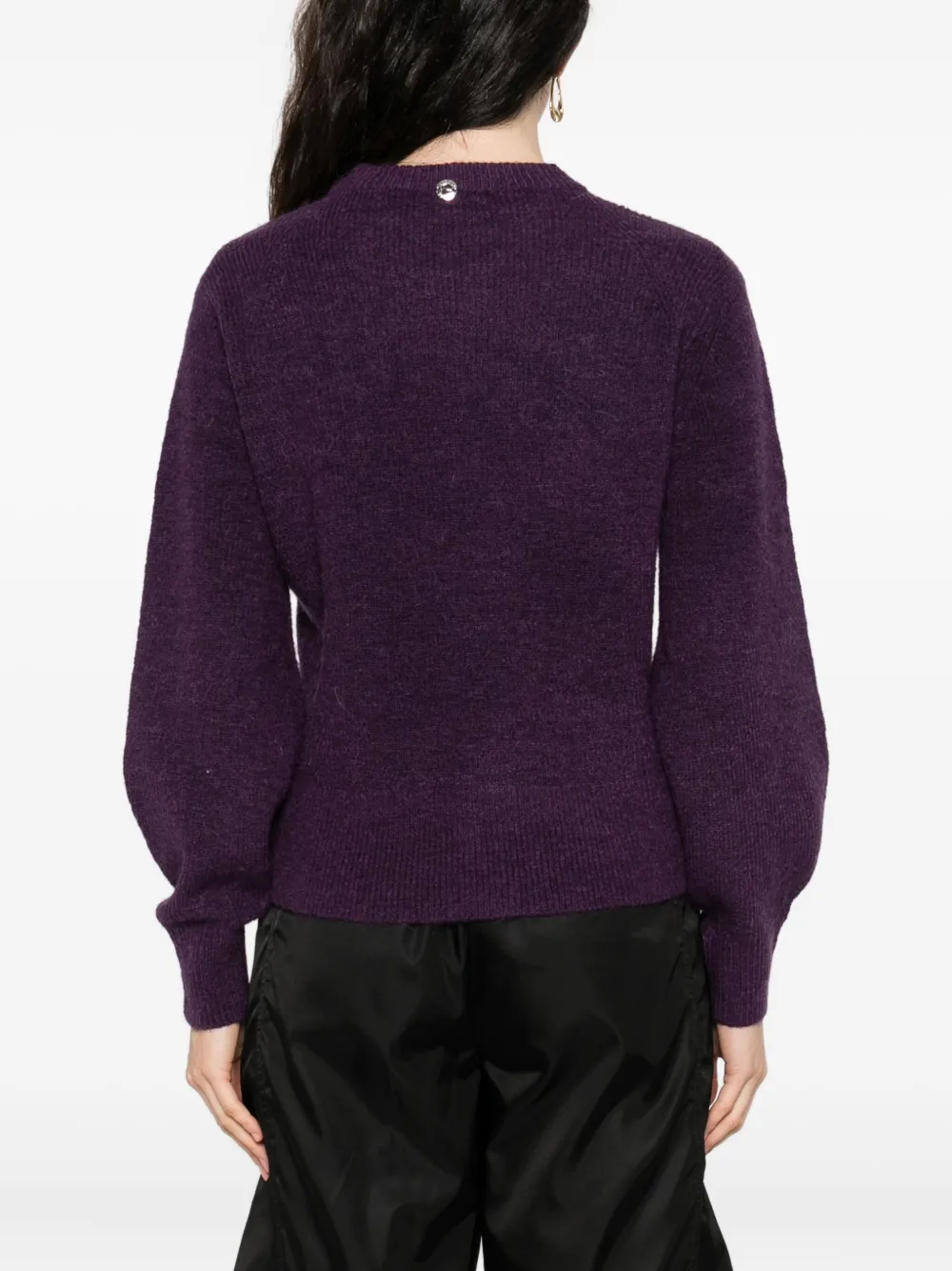 TWINSET Trui met ronde hals en lange mouwen Paars