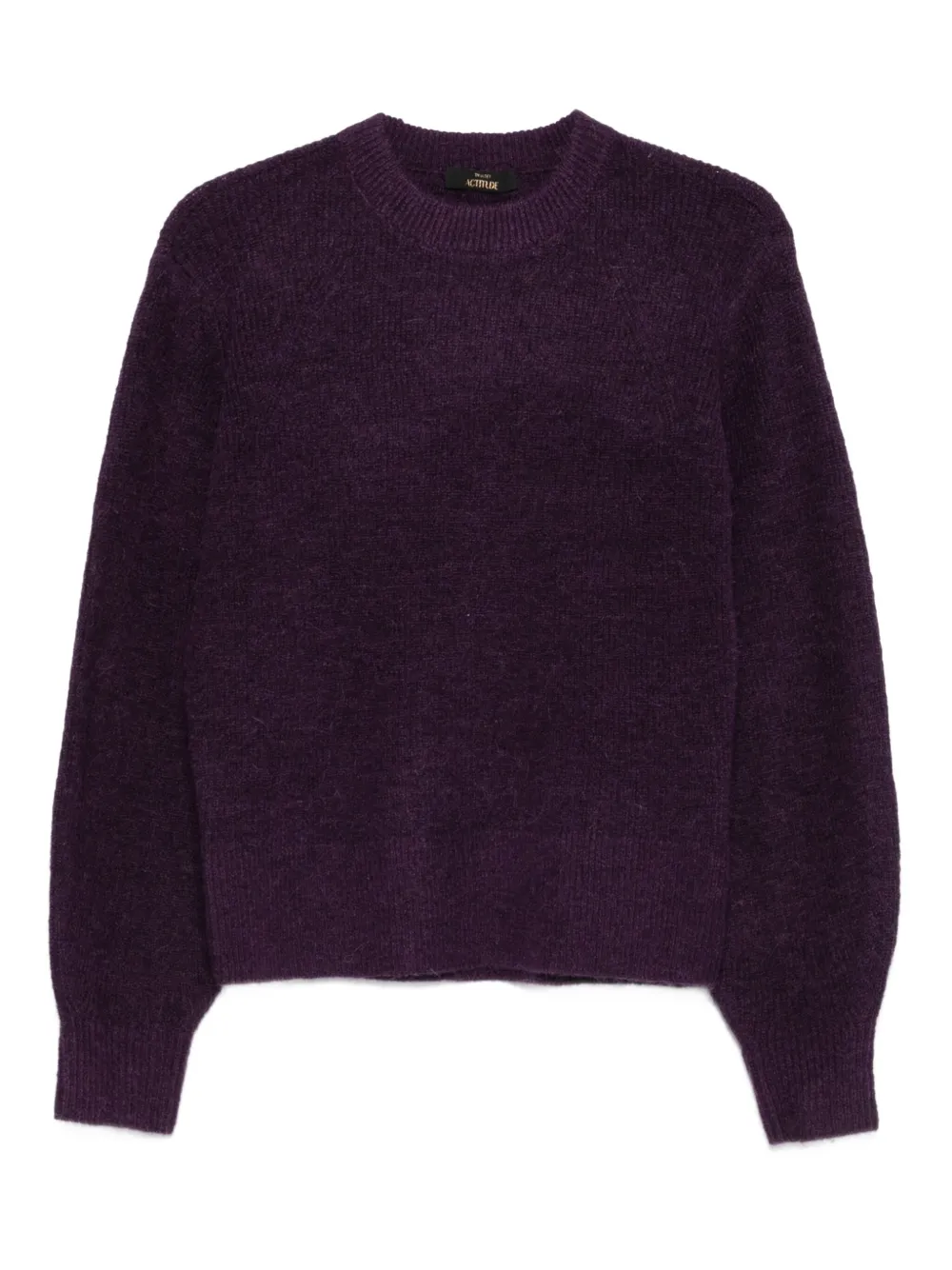 TWINSET Trui met ronde hals en lange mouwen Paars