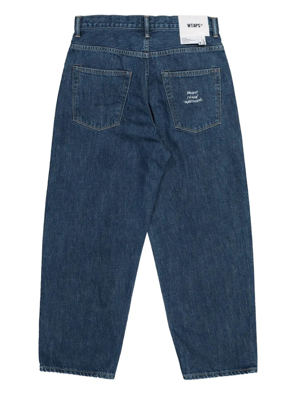 WTAPS Jeans met geborduurd logo - Blauw