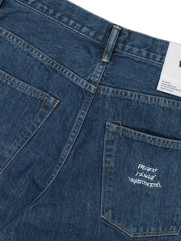 WTAPS ロゴ ジーンズ | ブルー | FARFETCH JP