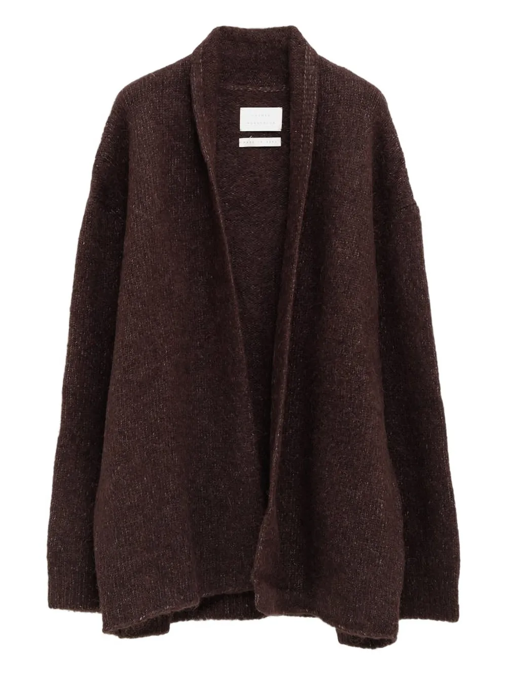 Lauren Manoogian shawl-collar cardigan - Marrone