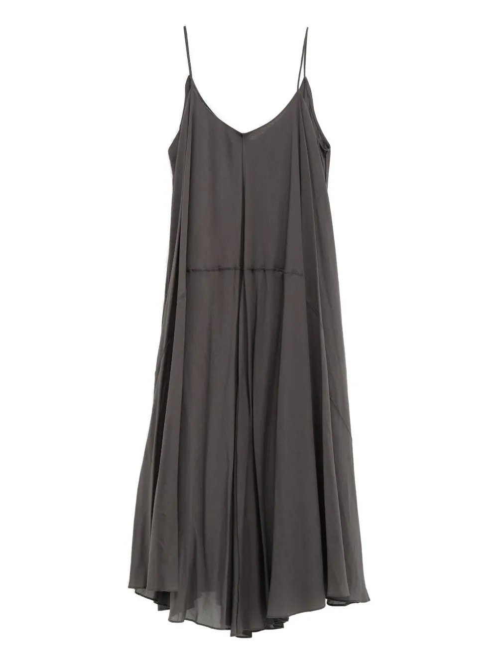 Lauren Manoogian Pleated Midi Dress In Gray