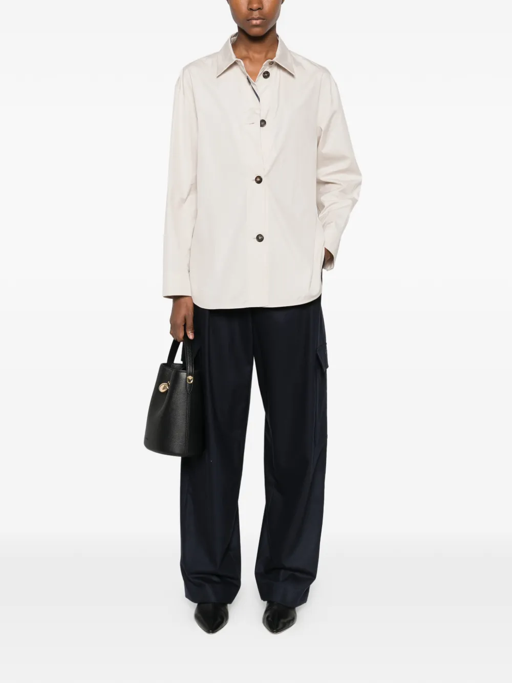 'S Max Mara Belli blouse met lange mouwen Beige