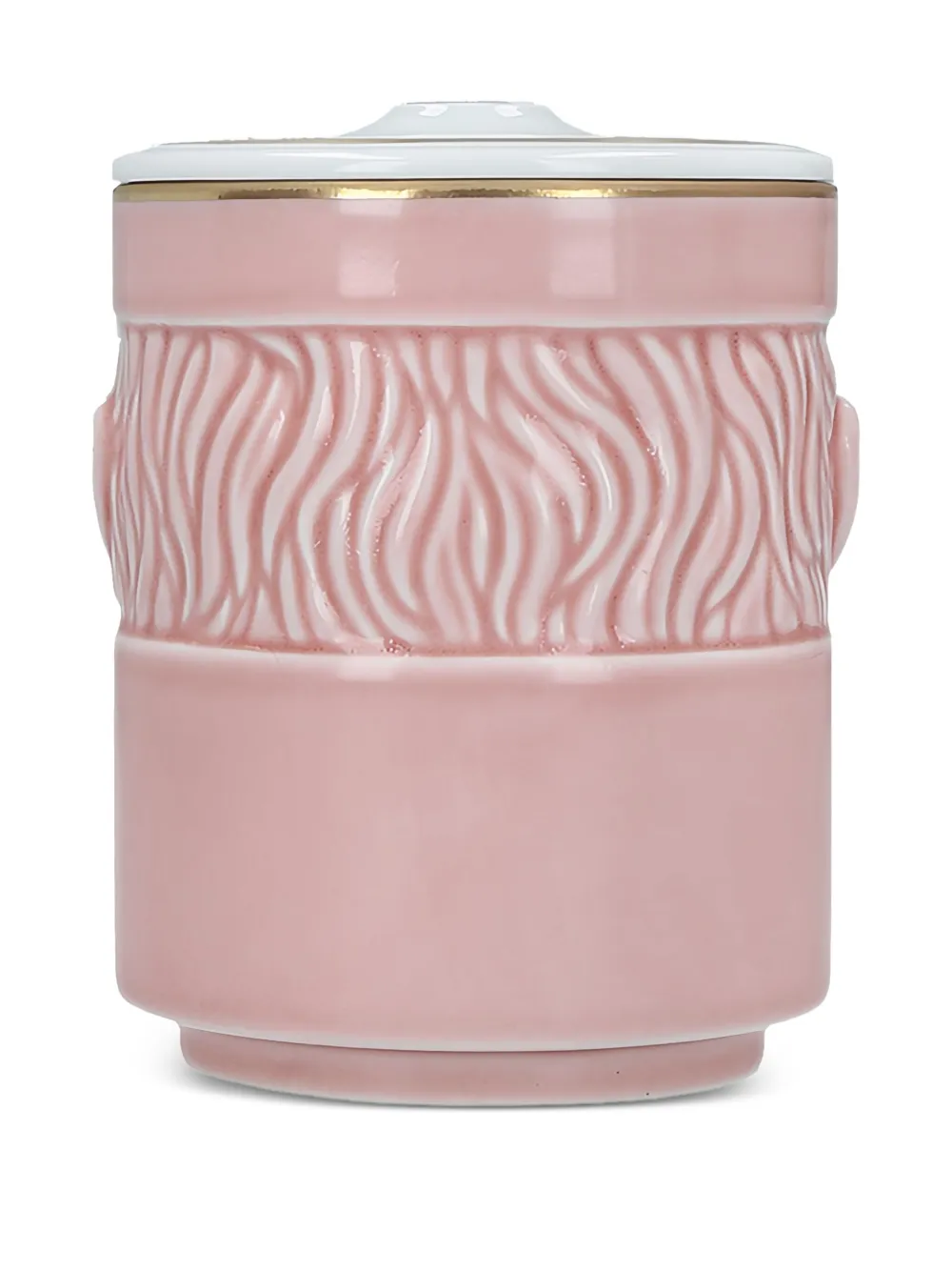 GINORI 1735 Il Seguace Flamingo porcelain candle holder - Roze