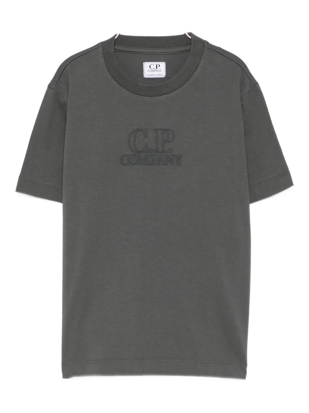 C.P. Company Kids logo T-shirt - Verde