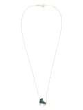 Aliita 9K yellow gold roller-skate pendant necklace