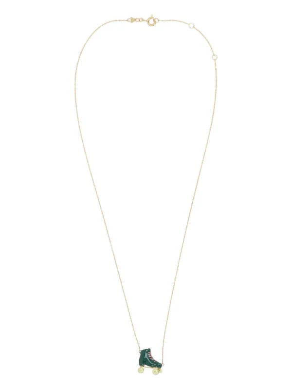 フランス発送 ALIITA ネックレス ROLLER NECKLACE ROLLER GREEN + PINK NECKLACE – ALIITA