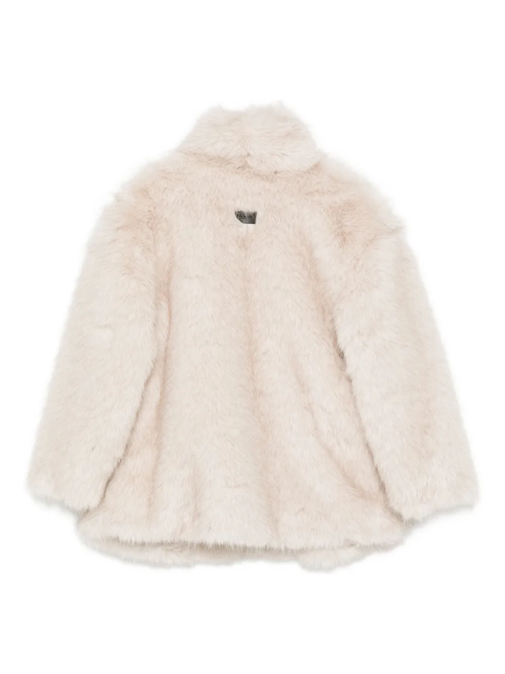 MSGM Kids faux-fur jacket Beige