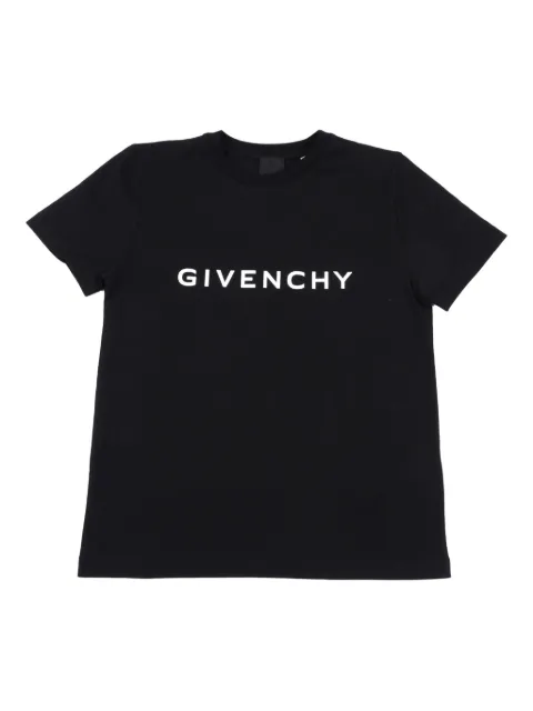 Givenchy Kids camiseta con logo estampado