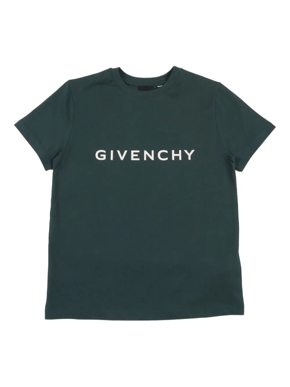 Givenchy Kids' Logo-print 4g-detail T-shirt In Green