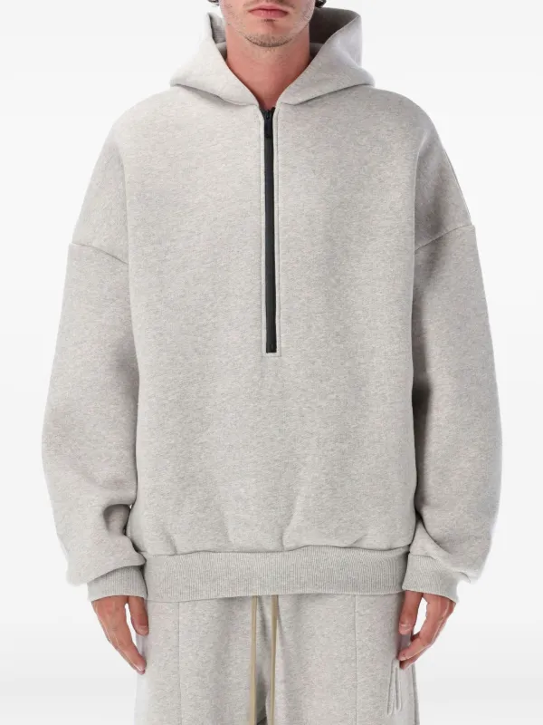 Fear Of God Athletic half-zip Hoodie Grey FARFETCH TH
