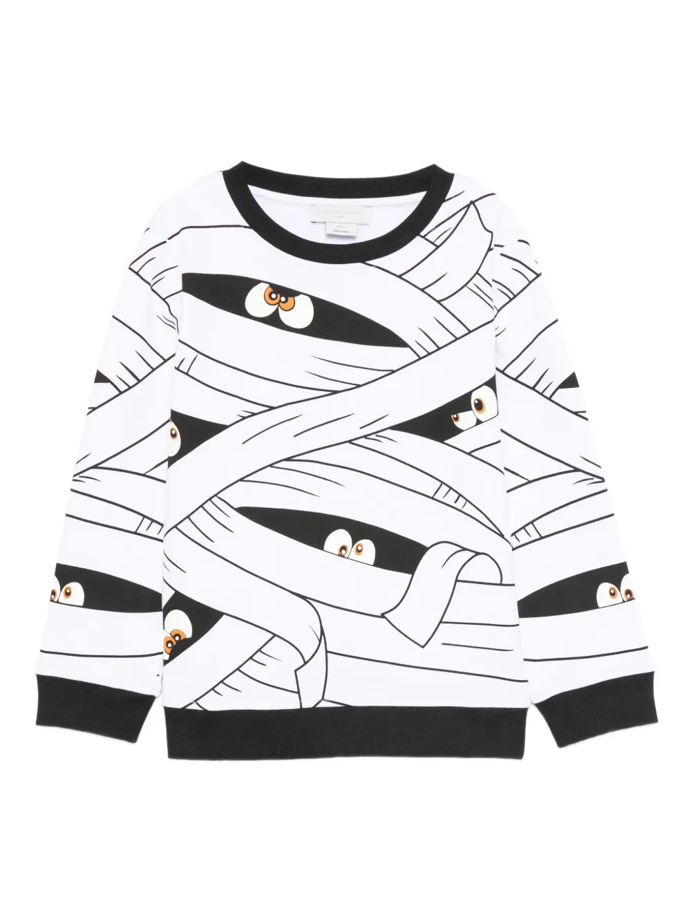 Stella McCartney Kids mummy-print sweatshirt Wit
