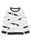 Stella McCartney Kids mummy-print sweatshirt - White