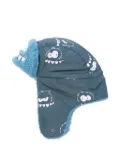 Stella McCartney Kids monster-print trapper hat - Blue
