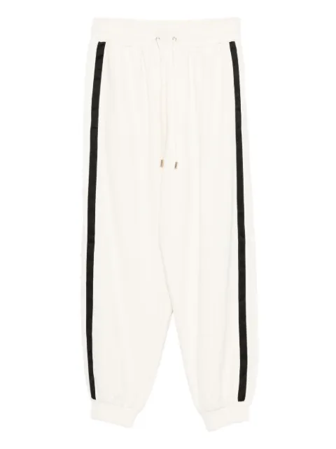 LIU JO side-stripe cotton trousers