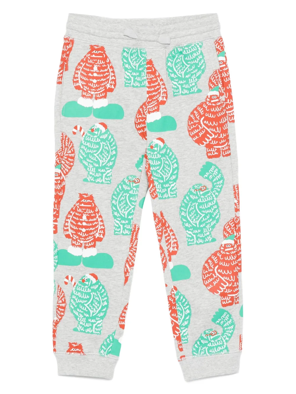 Stella McCartney Kids monster-print trousers Grijs