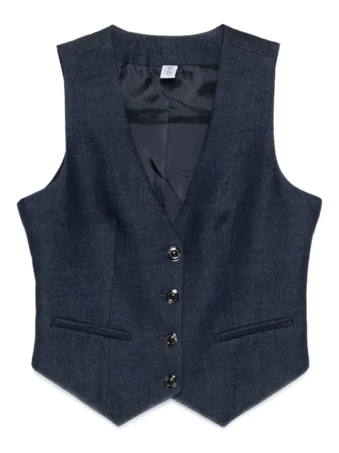 LIU JO button-fastening waistcoat