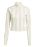 adidas half-zip striped sweatshirt - Neutrals