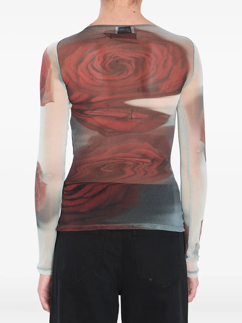Jean Paul Gaultier Long-sleeved T-shirt In Red