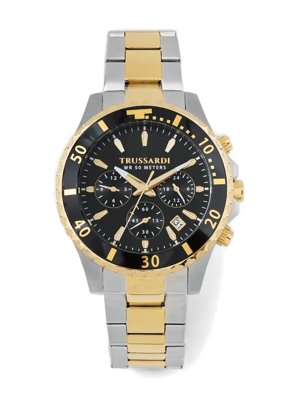 Trussardi City Life Chronograph 42 mm - Zwart
