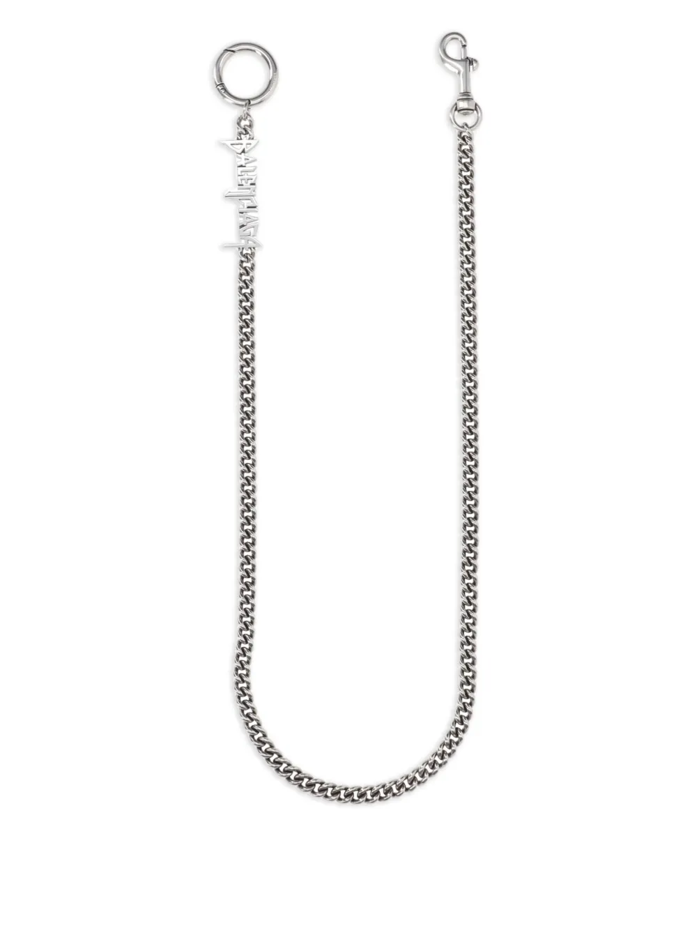 Balenciaga Typo broekketting Zilver
