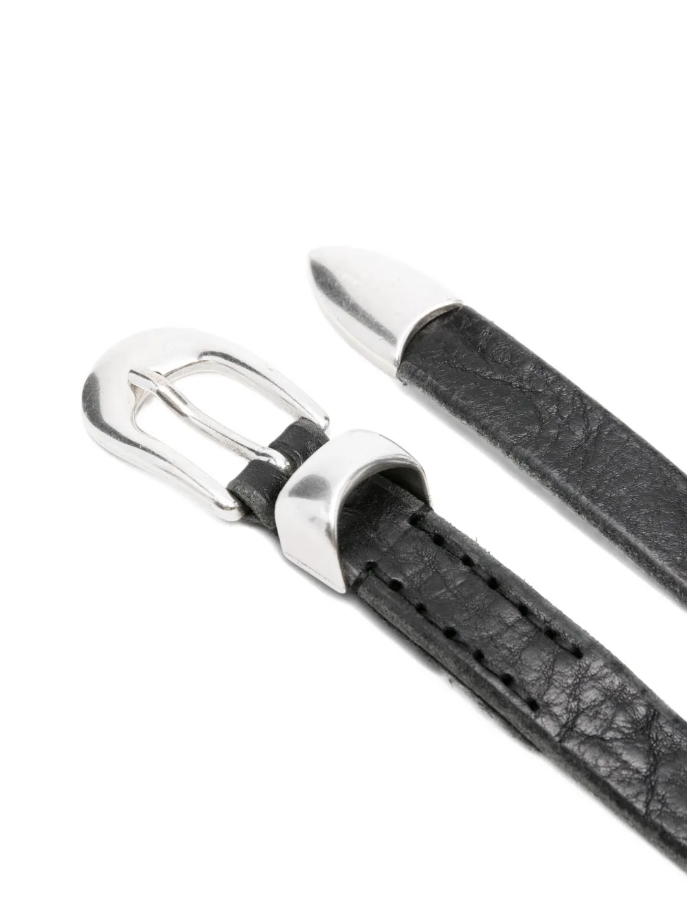 OUR LEGACY Leren riem - Zwart