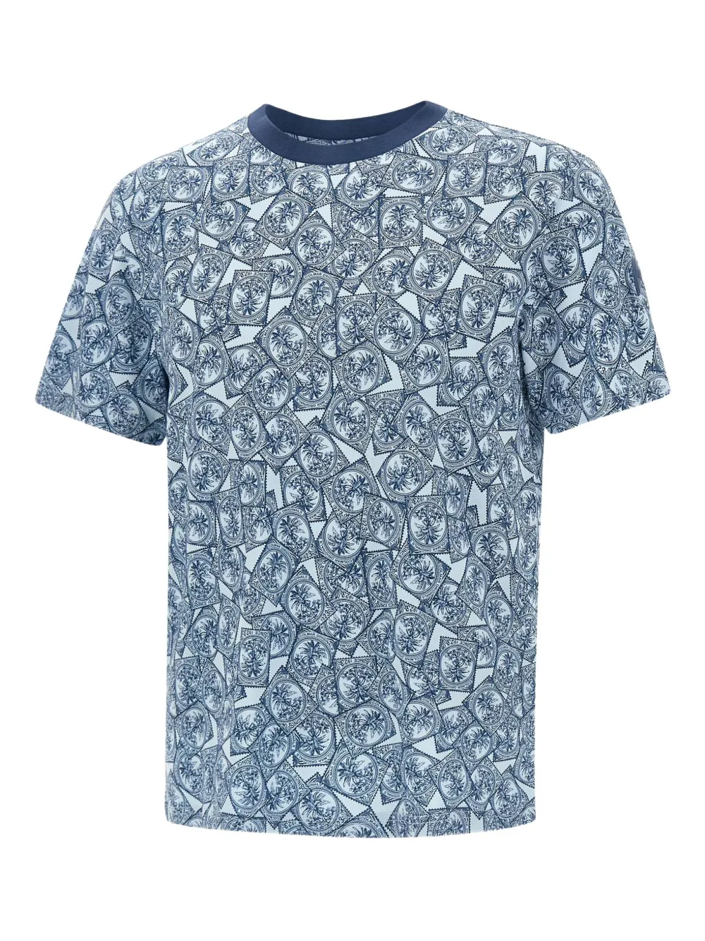 Colmar T-shirt met stempel-print Blauw