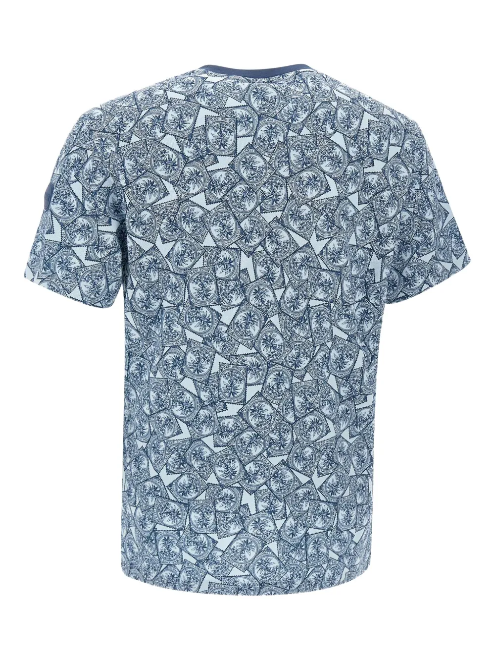 Colmar T-shirt met stempel-print - Blauw