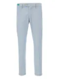 Re-Hash logo-patch chinos - Blue