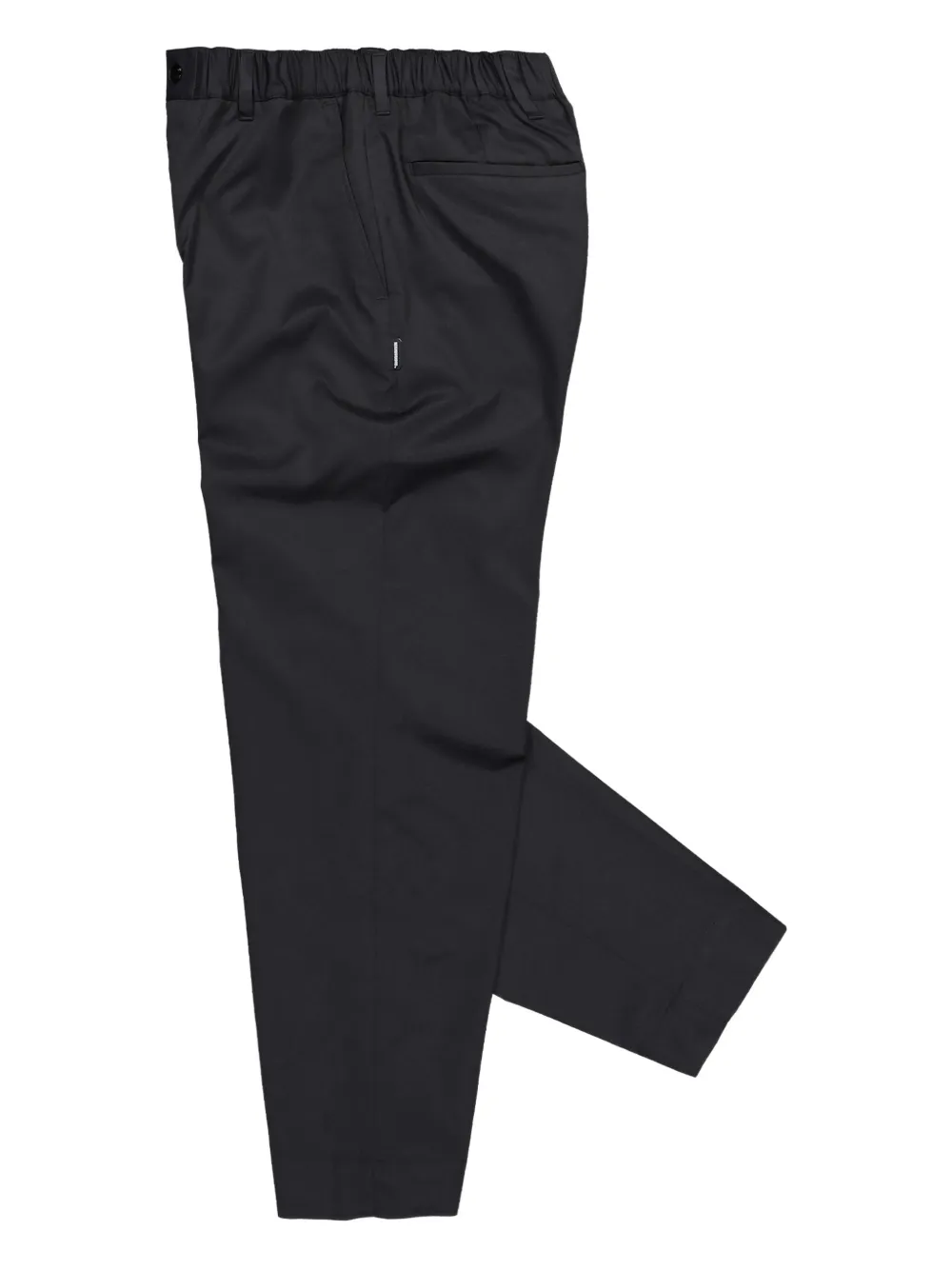 Neighborhood Broek met elastische tailleband en zak Zwart