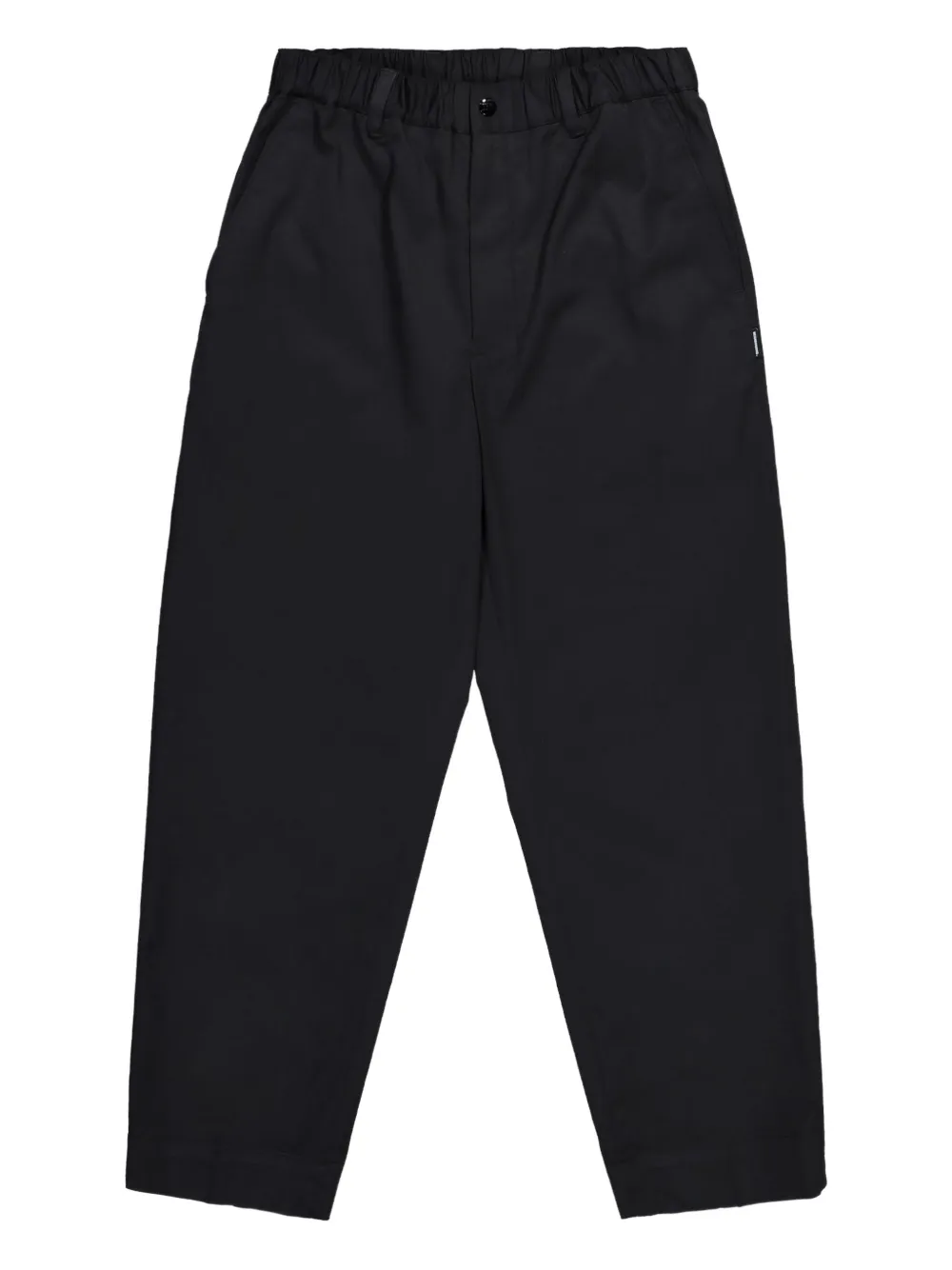 Neighborhood Broek met elastische tailleband en zak Zwart