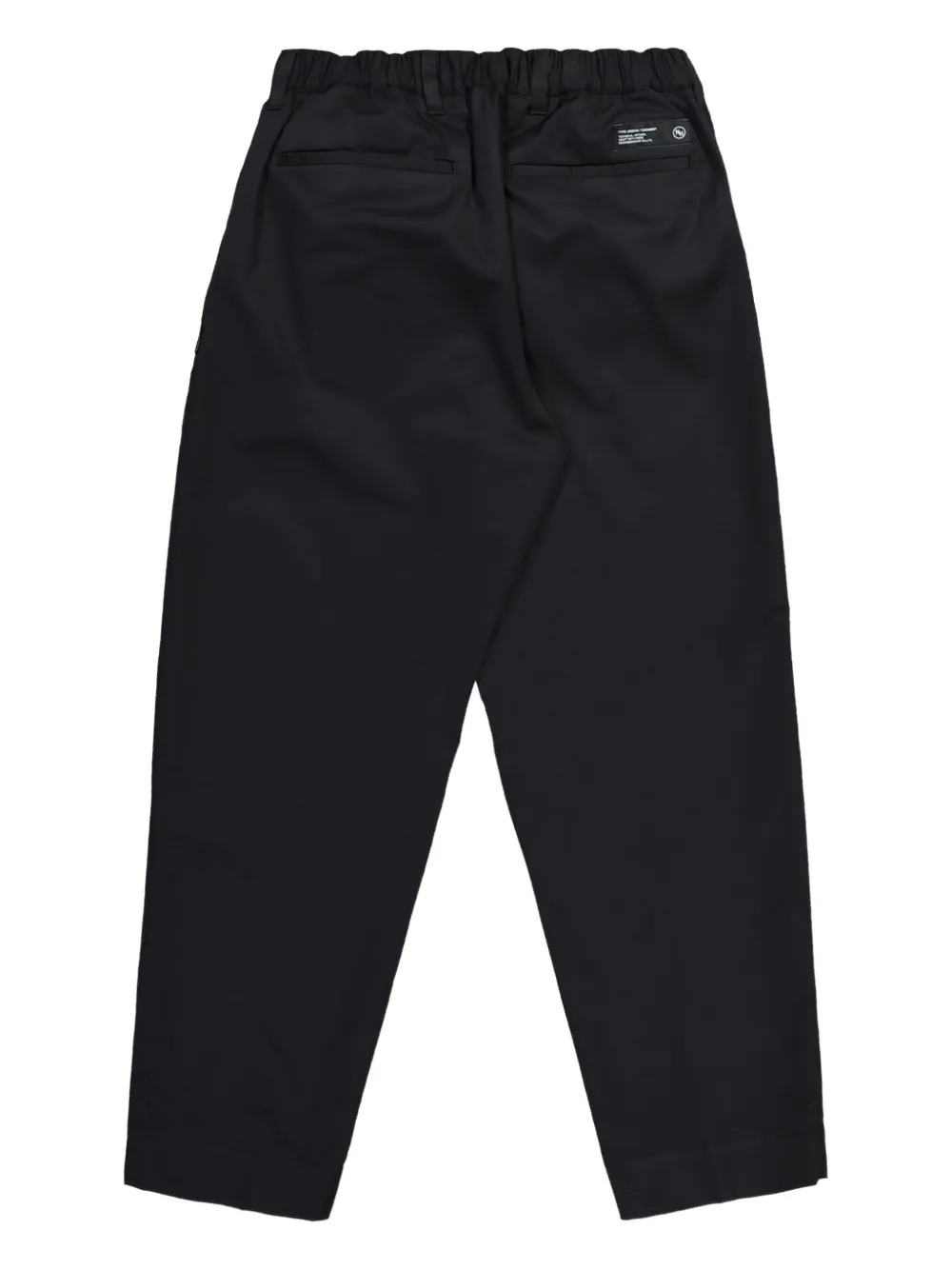 Neighborhood Broek met elastische tailleband en zak Zwart